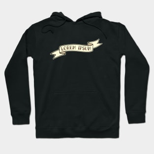 Lorem Ipsum Tattoo Flash for Graphic Designers Hoodie